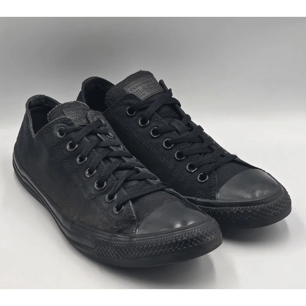 Converse Chuck Taylor All Star Low Triple Black M5039 Men's 9 Women's 11
